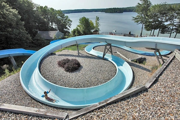 Breezy Picnic Grounds Waterslides